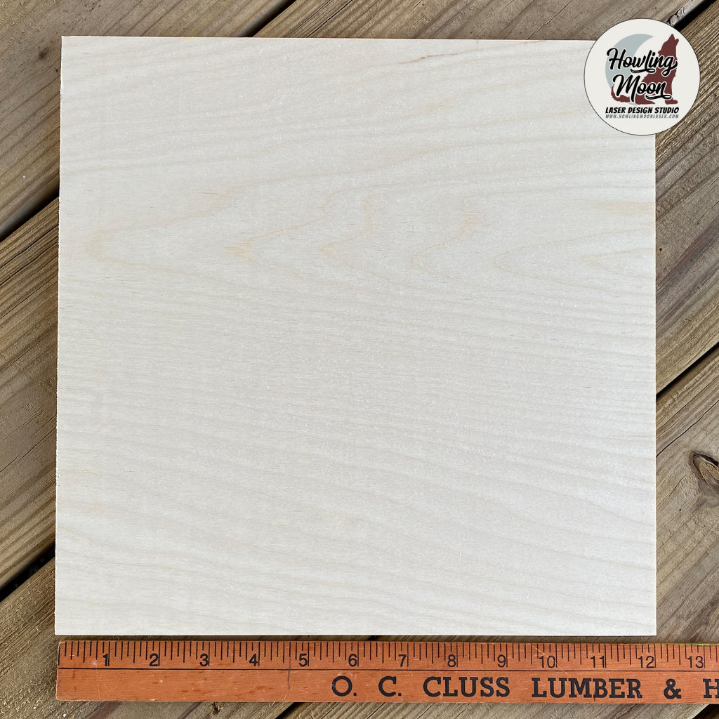 Woodcraft Woodshop - Baltic Birch Plywood - 1/8 (3 mm) x 12 x 12